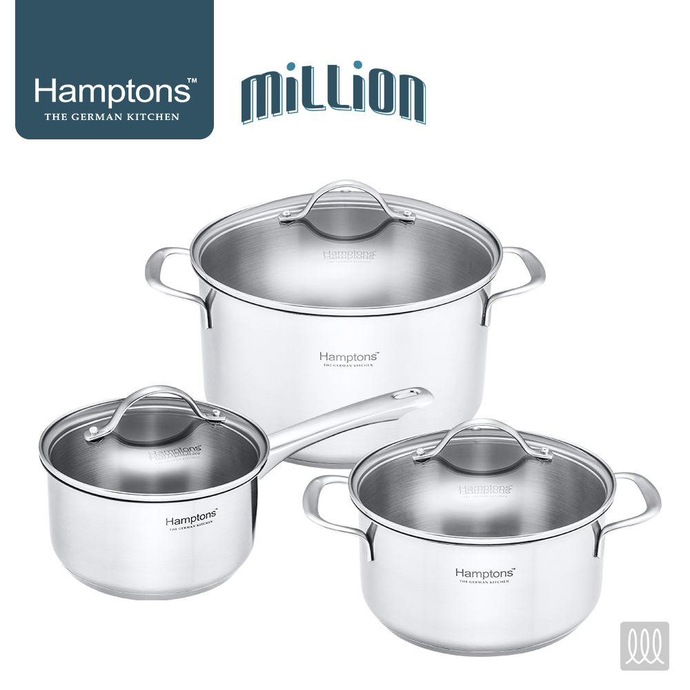 햄튼 밀리언 인덕션 냄비 3종 세트-D(16S20P24P)